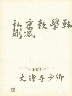 私密教学韩漫无删减