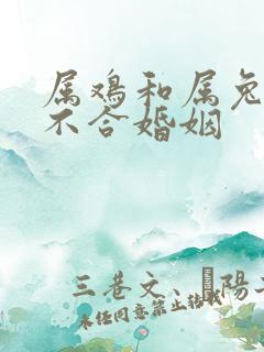 属鸡和属兔的合不合婚姻