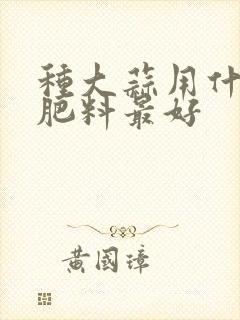 种大蒜用什么底肥料最好
