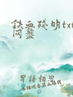 铁血残明txt网盘
