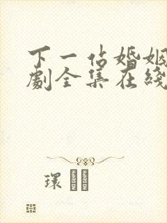 下一站婚姻电视剧全集在线免费观看
