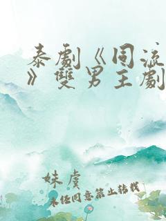 泰剧《同流合乌》双男主剧