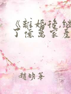 《离婚后,继承了亿万家产》