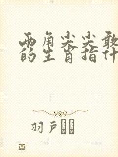 两角尖尖敢顶天的生肖指什么生肖