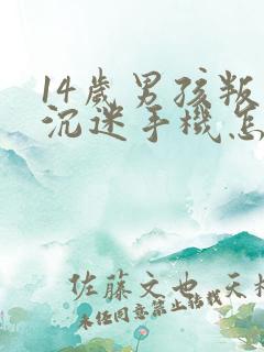 14岁男孩叛逆沉迷手机怎么管教
