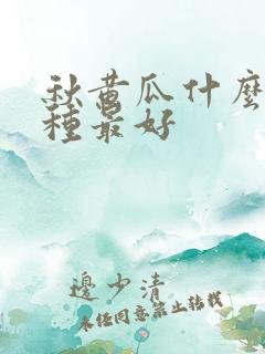 秋黄瓜什么时候种最好