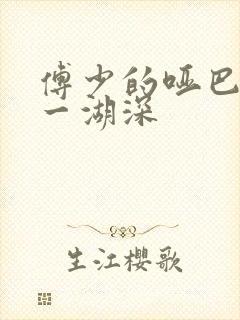 傅少的哑巴新妻一湖深