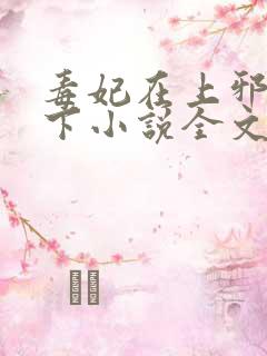 毒妃在上邪王在下小说全文免费阅读