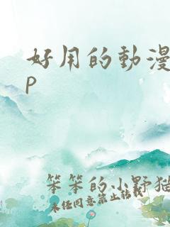 好用的动漫app