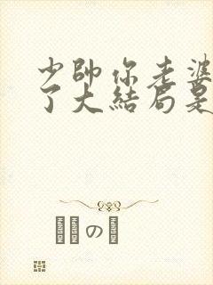 少帅你老婆又跑了大结局是怎样的