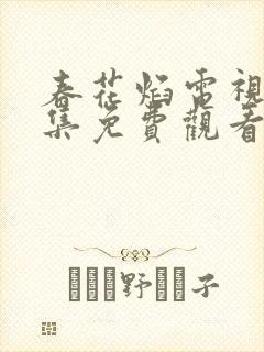 春花焰电视剧全集免费观看第5