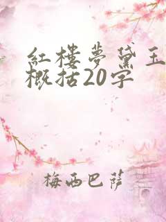 红楼梦黛玉葬花概括20字