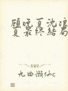 顾晚夏沈浪顾晚夏最终结局