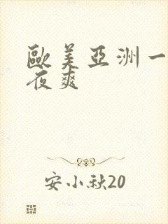 欧美亚洲一级夜夜爽