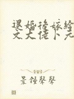 退婚后嫁给年代文大佬卜元