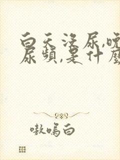 白天没尿,晚上尿频,是什么原因?