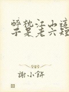 醉枕江山这个皇子是老六短剧播放