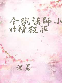 全职法师小说txt精校版
