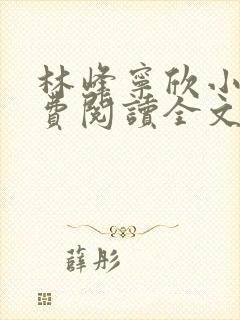 林峰宁欣小说免费阅读全文最新章节第1201
