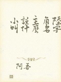 小说主角陆凡的叫什么名字
