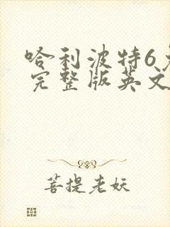 哈利波特6免费完整版英文版在线