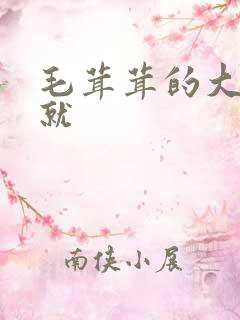 毛茸茸的大毛逼就
