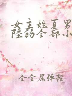 女主姓夏男主姓陆的全部小说