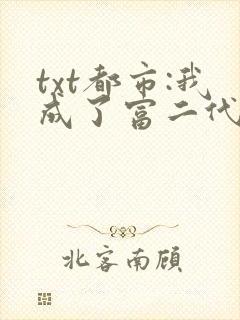 txt都市:我成了富二代反派