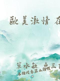 欧美激情 在线