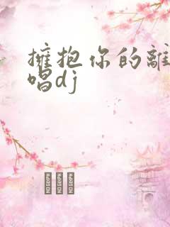 拥抱你的离去原唱dj