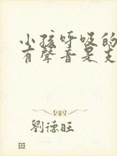 小孩呼吸的时候有声音是支气管炎吗