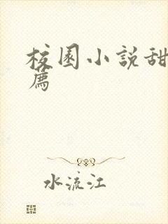 校园小说甜文推荐