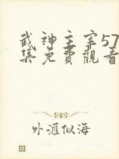 武神主宰577集免费观看