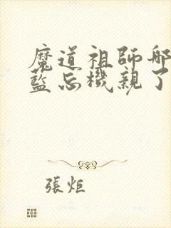 魔道祖师哪一集蓝忘机亲了魏无羡