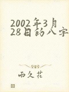 2002年3月28日的八字算命