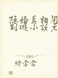 隐婚真相周少你别逃小说免费阅读
