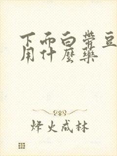下面白带豆腐渣用什么药