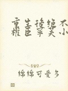 重生后绝不嫁给权臣宁芙小说阅读