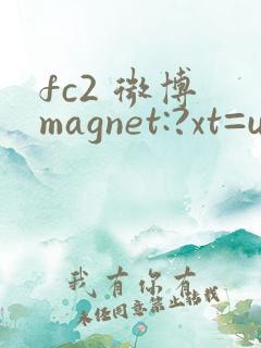 fc2 微博 magnet:?xt=urn:btih