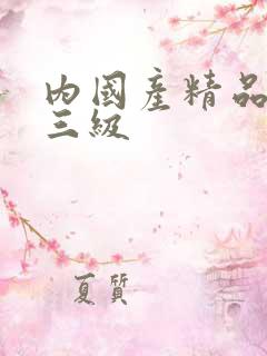 内国产精品一级三级