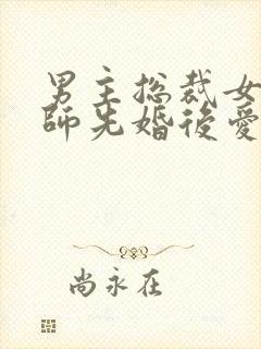 男主总裁女主老师先婚后爱