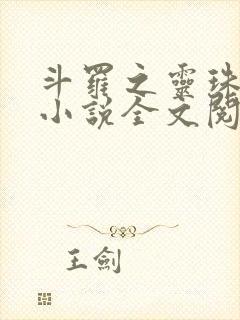 斗罗之灵珠神剑小说全文阅读