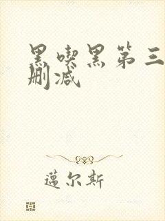 黑吃黑第三季未删减