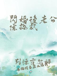 闪婚后老公是千亿总裁