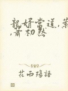 龙婿当道,叶辰,萧初然
