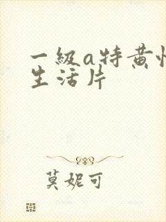 一级a特黄性色生活片
