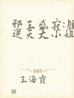 邪王盛宠:腹黑逆天大小姐