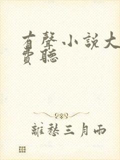 有声小说大全免费听