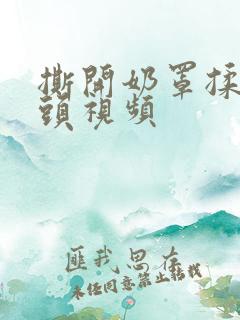 撕开奶罩揉吮奶头视频