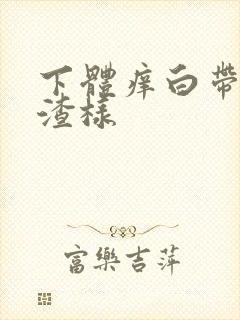 下体痒白带豆腐渣样